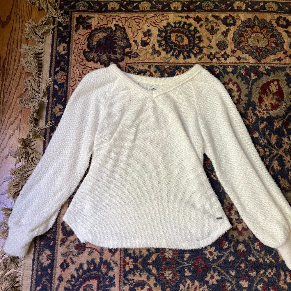 Soft White Hollister sweater